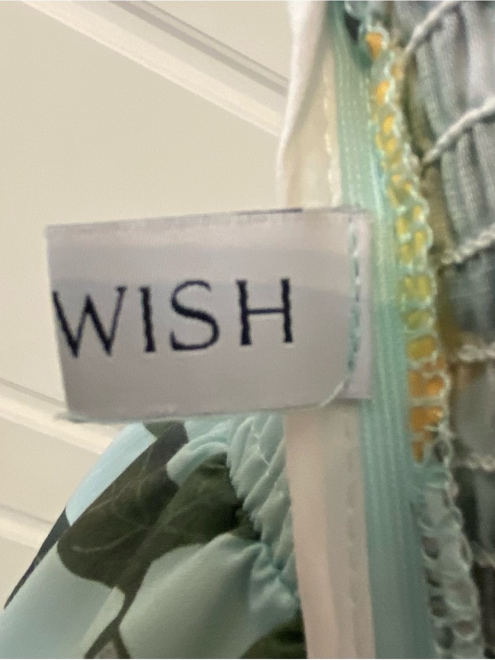 ChicWish Tie-Shoulder Lemon Print Maxi Dress in Light Blue - Picture 14 of 16